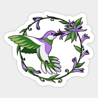 Pride Birds - Genderqueer Sticker